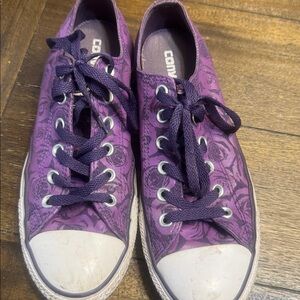 Converse Violet Patterned Sneakers